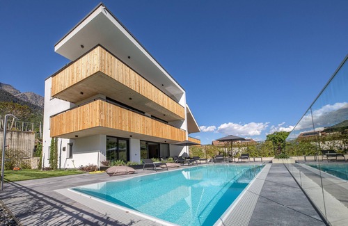 Parcines Apartment | Apartment 'Köfele Lodge Agnes' with Mountain View, Shared Pool and Wi-Fi