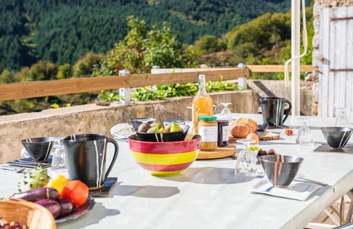 Valgorge Apartment | Apartment 'La Ferme De Chalas - Appart'chambre' with Shared Pool, Shared Terrace and Wi-Fi