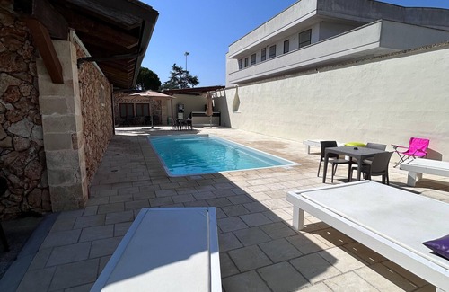Ruffano Apartment | Apartment 'La Pietra Village - Enjoy' with Shared Terrace, Wi-Fi and Air Conditioning