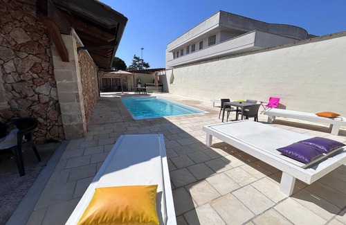 Ruffano Apartment | Apartment 'La Pietra Village - Enjoy' with Shared Terrace, Wi-Fi and Air Conditioning