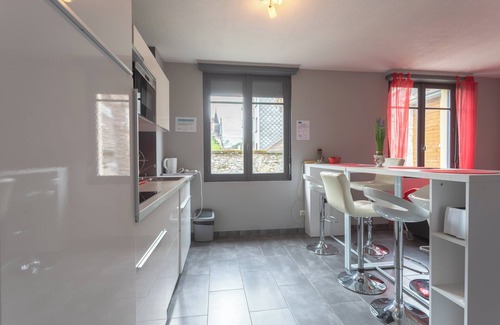 Lourdes Apartment | Apartment "Le Vignemale" in Lourdes, 4 people, private garden, balcony, fast Wi-Fi, close to sights