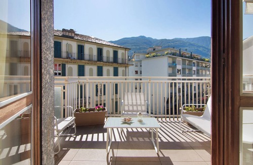 Valtellina Apartment | Apartment 'Mary House' with Mountain View, Private Terrace and Wi-Fi