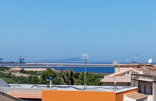 Porto Torres Apartment | Apartment 'Monolocale Roberto' with Sea View, Wi-Fi and Air Conditioning