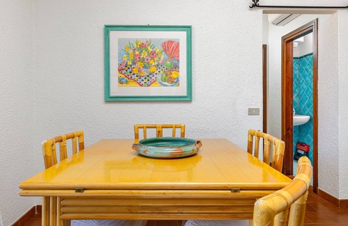 Baja Sardinia Apartment | Apartment "Mucchi Bianchi LC-103" With Sea View, WiFi, Balcony and Garden; Pet friendly
