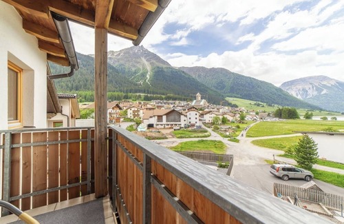 Resia Apartment | Apartment 'Mühlanderhof Apt Piz Lad' with Lake View, Shared Terrace and Wi-Fi