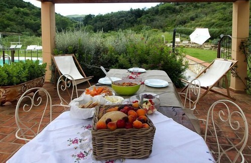 Collesalvetti Apartment | Apartment Mulino della Rivolta overlooking the shared pool in Colognole