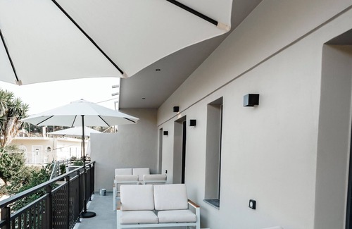 Marathias Apartment | Apartment 'Nima 4' with Shared Terrace, Wi-Fi and Air Conditioning