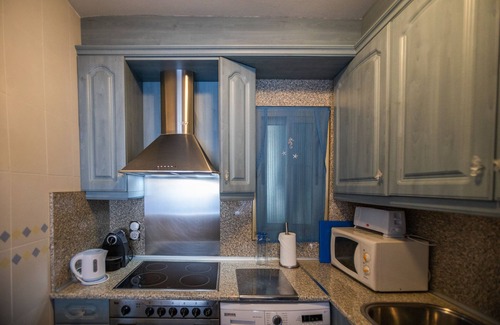 Cambrils Apartment | Apartment on the beachfront, with pool, terrace and parking.
