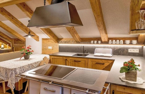 Sorafurcia Apartment | Apartment Piz da Peres - Geiselsberg with Mountain View, Pool, Sauna, Wi-Fi & Garden
