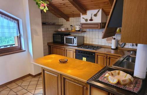 Rocca Pietore Apartment | Apartment 'Pozzobon' with Mountain View, Shared Garden and Wi-Fi