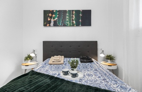 Punta Prima Apartment | Apartment 'Punta Prima Palm Beach' with Shared Pool, Balcony and Wi-Fi