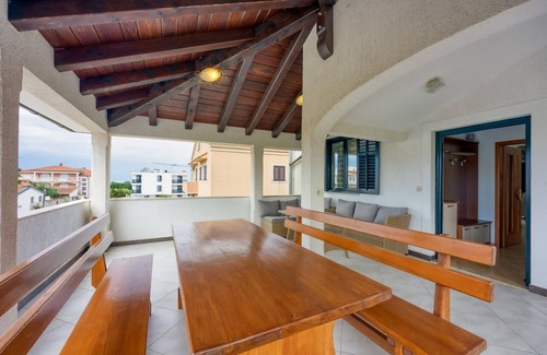 Mali Maj Apartment | Apartment Punta V with Balcony and Sea View