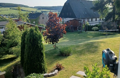 Olbernhau Apartment | Apartment 'Reichelt' with Shared Terrace, Shared Garden and Wi-Fi