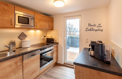 Waechtersbach Apartment | Apartment 'Rhön' with Shared Terrace, Shared Garden and Wi-Fi