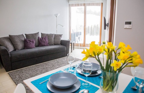 Cetniewo Apartment | Apartment Riviera 38m2, 4pax, Internet, Terrace, Parking, Lift, AC