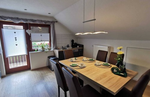 Oberharmersbach Apartment | Apartment 'Schöner' with Balcony and Wi-Fi