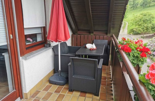 Oberharmersbach Apartment | Apartment 'Schöner' with Balcony and Wi-Fi