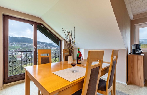 Baiersbronn Apartment | Apartment 'Sonnenschein' with Mountain View, Shared Terrace and Wi-Fi