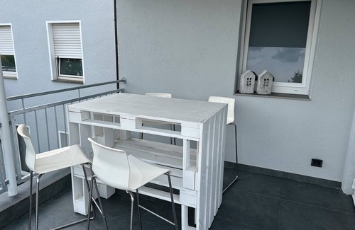 Ahaus Apartment | Apartment 'Stadtquartier' with Private Terrace, Balcony and Wi-Fi