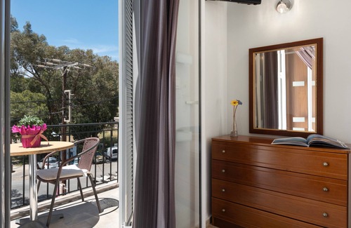 Panormos Apartment | Apartment 'Studio No 15' with Shared Pool, Wi-Fi and Air Conditioning