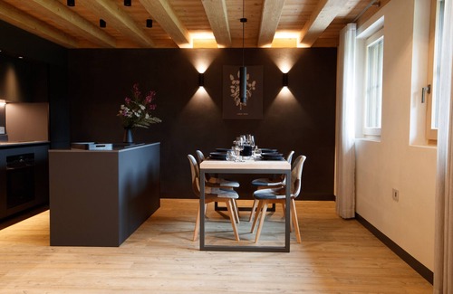 Livigno Ski Chalet | Apartment 'Sun Villa Genf' with Shared Spa area and Garden