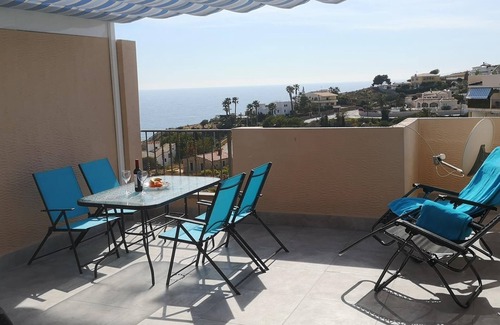 Coveta Fuma Apartment | Apartment 'Sunny' with Sea View, Wi-Fi and Air Conditioning