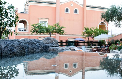 Corfu Apartment | Apartment "The Grande Dame" at The Red Bougainvillea - with unique stone pool