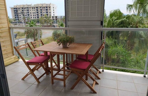 Moncofar Apartment | Apartment "Velas Blancas" with Shared Pool, Private Terrace & Wi-Fi