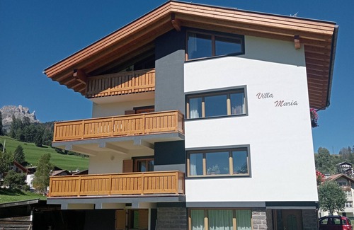 Moena Apartment | Apartment 'Villa Maria Moena' with Mountain View, Shared Terrace and Wi-Fi