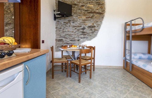 Sassari Apartment | Apartment "Vista Mare" with Sea View, Pool, Wi-Fi, Garden & Terrace
