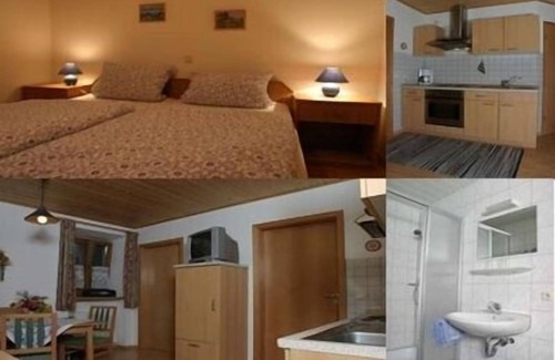 Neuoetting Apartment | Apartment Vorgeher 4 pers., 33sqm, shower, WC, eat-in kitchen with 2 sofa beds