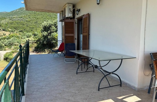 Kitries Apartment | Apartment with exceptional sea views, located in Greece's Peloponnese region.