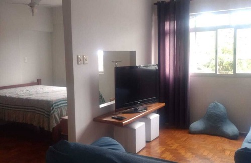 Parque Enseada Apartment | Apartment with leisure, pool and barbecue accommodates up to 6 people!