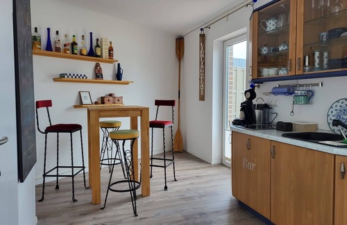 Cuxhaven Apartment | Apartment with loft character directly in the City Marina/harbor with a fantastic view