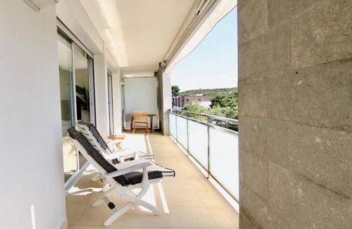Cruilles Apartment | Apartment with pool and parking 1km beach