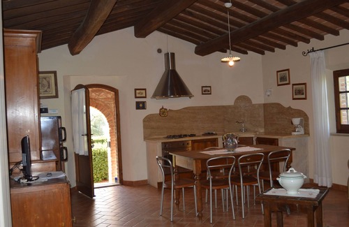 Asciano House | Apartment with swimming pool, fenced, Toscana, wi-fi, pets allowed