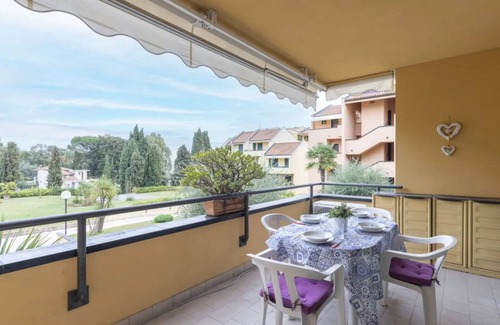 Sanremo Apartment | Apartment with WiFi, A/C, pool in Residance | AP34