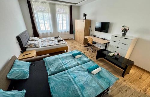 Brno-stred Apartment | Apartment with Workspace and TV