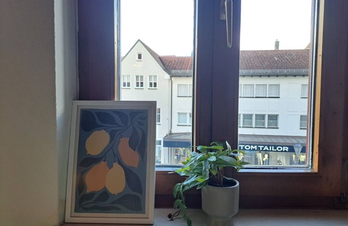 Gunzenhausen Apartment | Apartment 'Zentrale Altbau Fewo Marktplatz' with Wifi