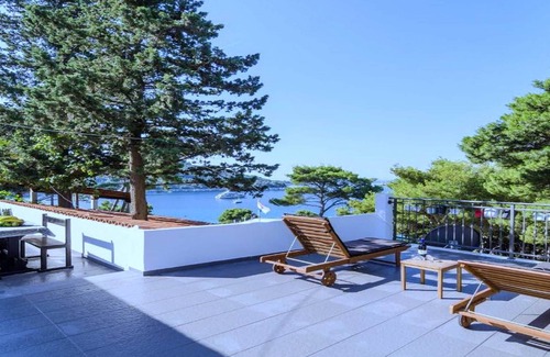 Kobas Apartment | Apartments Ammos - Studio Apartment with Shared Terrace and Sea View
