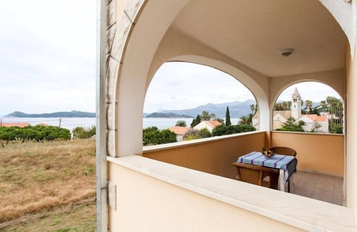 Lopud Island Apartment | Apartments Ana Lopud - Studio with Balcony and Sea View-2
