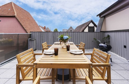 Ochsenfurt Apartment | Apartments on the Main with roof terrace & bicycle garage