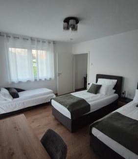 Sondelfingen House | Apartments Seibel Doppel-Zweibettzimmer mit Küche und Wintergarten