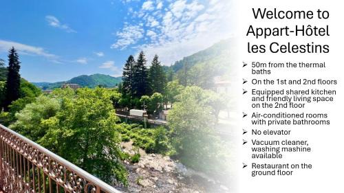 Vals-les-Bains Apartment | Appart'hôtel Les Célestins