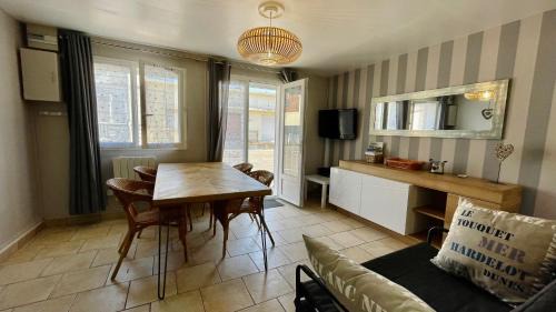 Merlimont-Plage Apartment | Appartement à quelques pas de la plage avec jardin