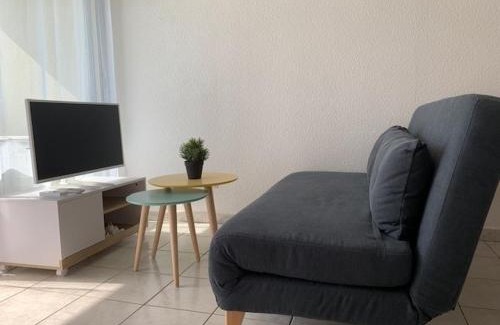 Balaruc-les-Bains Apartment | Appartement climatisé à Balaruc-les-Bains avec balcon, parking et animaux admis - FR-1-503-127