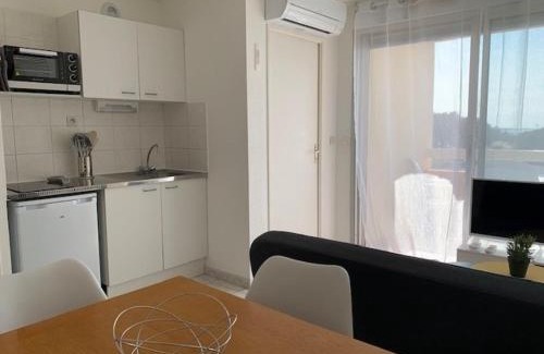 Balaruc-les-Bains Apartment | Appartement climatisé à Balaruc-les-Bains avec balcon, parking et animaux admis - FR-1-503-127