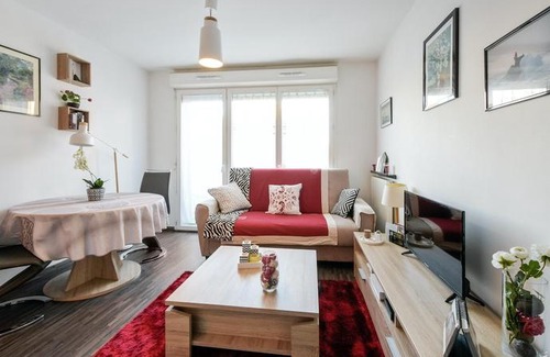 Centre Ville Rive Gauche Apartment | Appartement d'une chambre a Rouen avec magnifique vue sur la ville balcon amenage et WiFi a 65 km de la plage