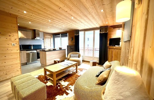 Les Deux Alpes Apartment | Appartement de Charme, Chaleureux Centre Station Avec un Parking Privé