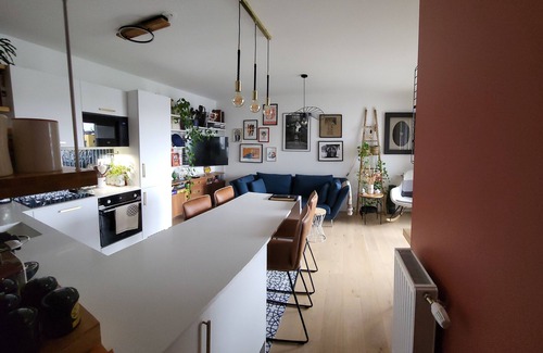 Gennevilliers Apartment | Appartement Lumineux, Cosy et Tout Équipé